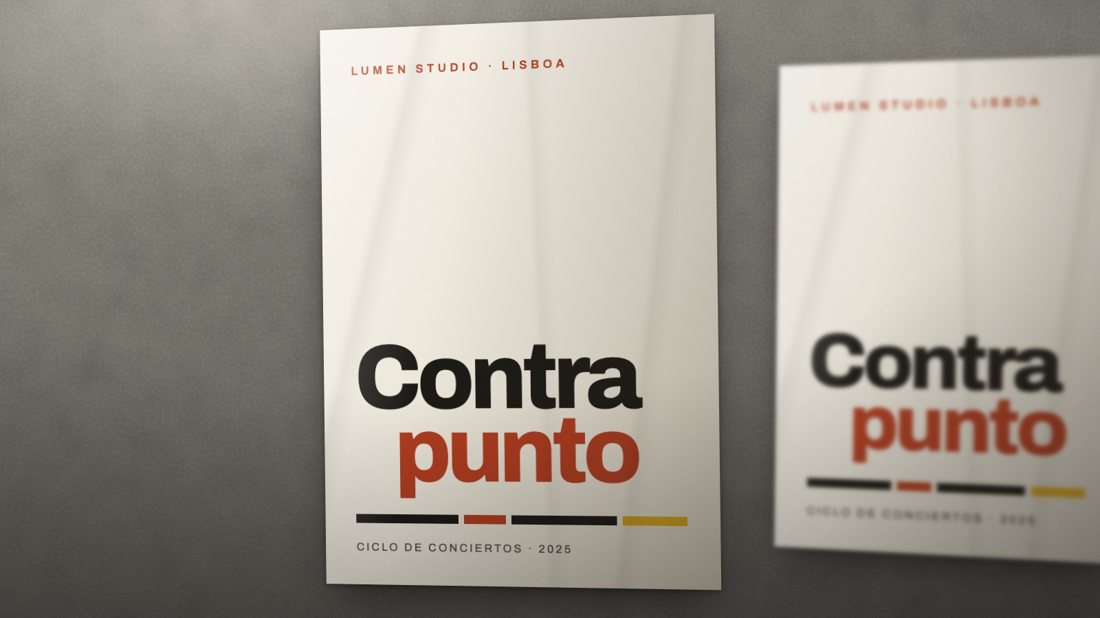 Contrapunto · cartelería para el ciclo